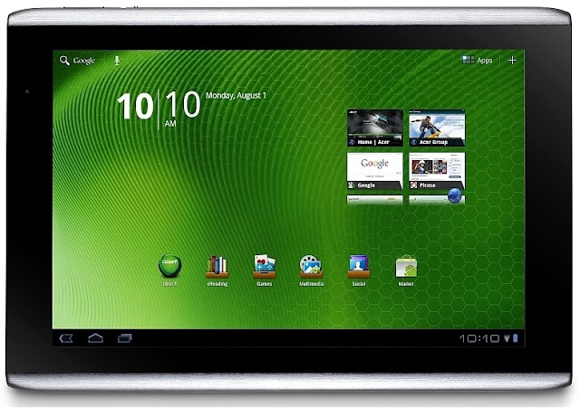 Acer、Android 3.0搭載タブレット「ICONIA TAB A500」の発売日を発表。7月1日より販売開始