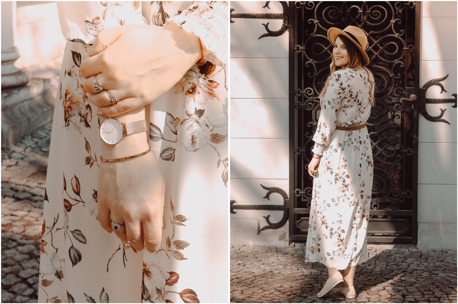 15 sukienka na wakacyjne wesele kwiaty boho róż trendy wiosna lato 2018 blogerzy blogerki styl outfit lookbook