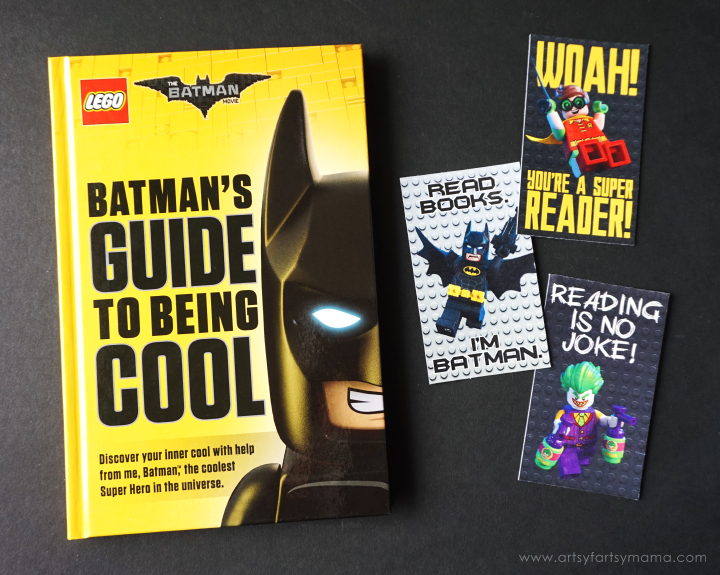 Encourage reading with The LEGO® Batman™ Movie books and Free Printable LEGO Batman Bookmarks