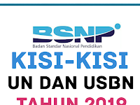 Download LENGKAP KISI-KISI UN dan USBN 2019 PDF SMP SMA SMK dari BSNP