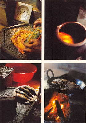 Preparing the Goan Fish Curry