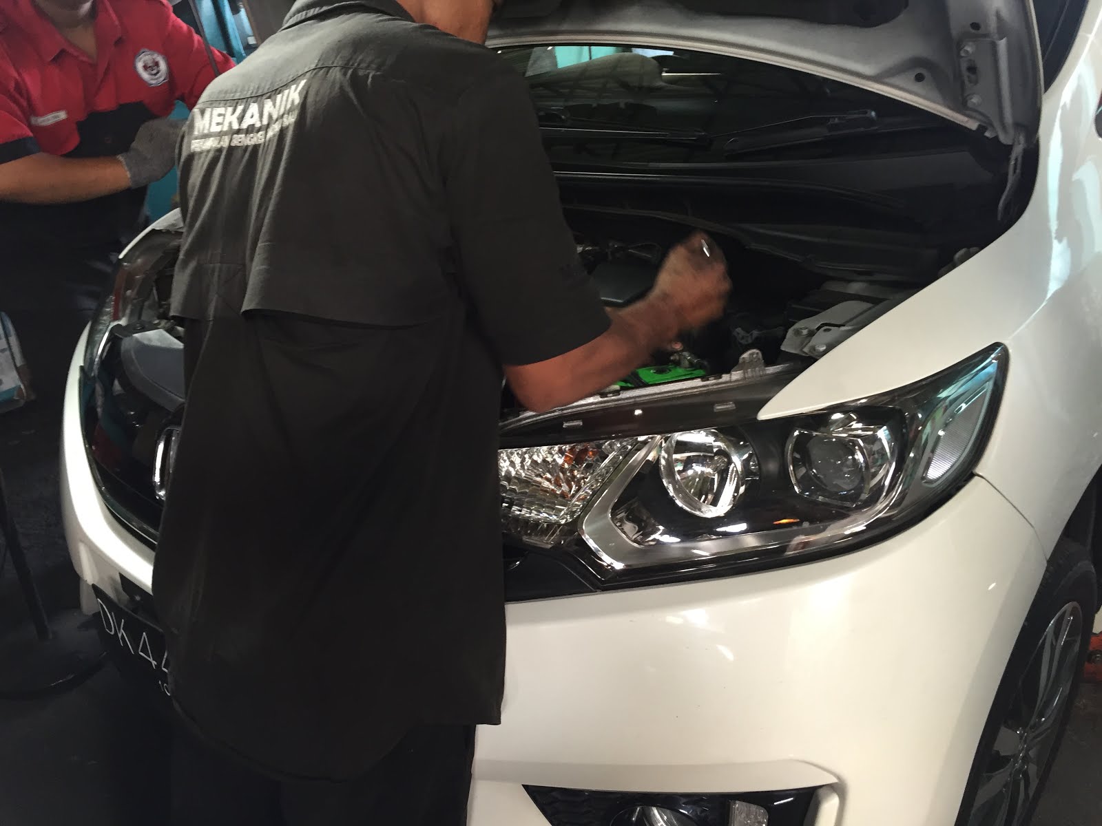  Honda  Jazz  RS  2014 susah di Start Engine Bengkel Mobil  