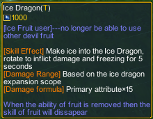 One Piece Sail Dawn 1.2 Ice Fruit detail