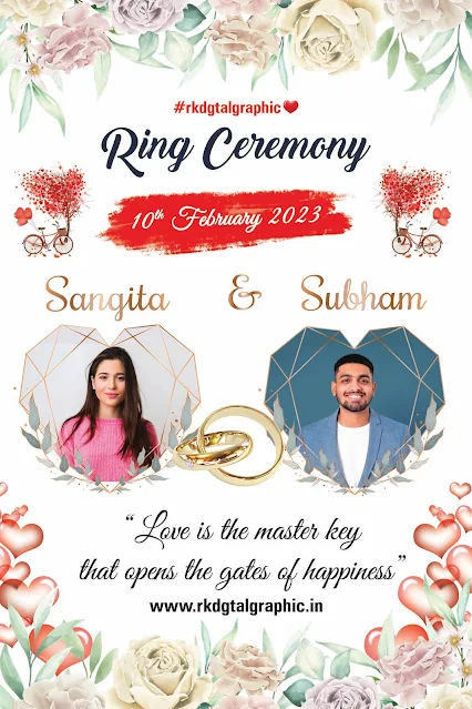 ring ceremony flex banner, ring ceremony, ring, wedding flex,