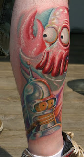 Futurama Tattoos - Cartoon Tattoos