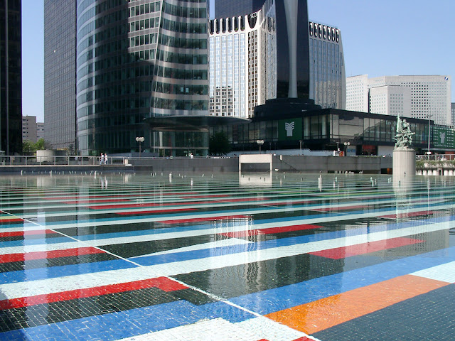 Fontaine monumentale (Monumental fountain) by Yaacov Agam, Esplanade de La Défense, Puteaux, La Défense, Paris