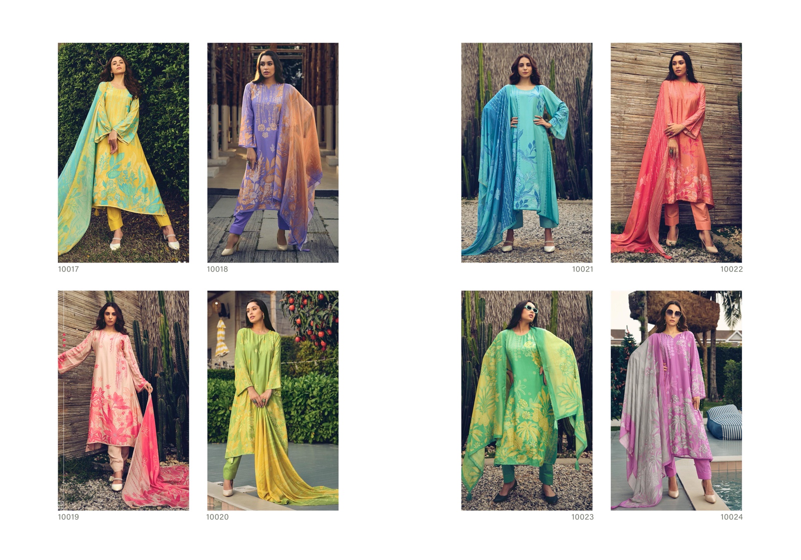 Kavleen Sadhana Muslin Silk Khatli Work Pant Style Suits