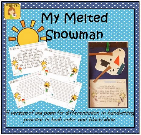 https://www.teacherspayteachers.com/Product/FREEBIE-My-Melted-Snowman-Handwriting-Practice-1645614