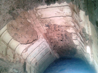 roof of rooms at Bhangarh fort