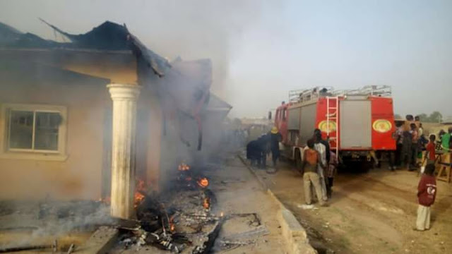 Omg! Fire Burned Down Houses In Zaria Early This Morning