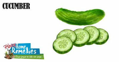 Home Remedies To Abbreviate Pimple Redness: Cucumber