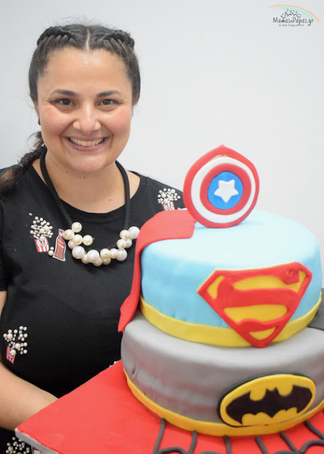 SUPER HEROES BIRTHDAY CAKE