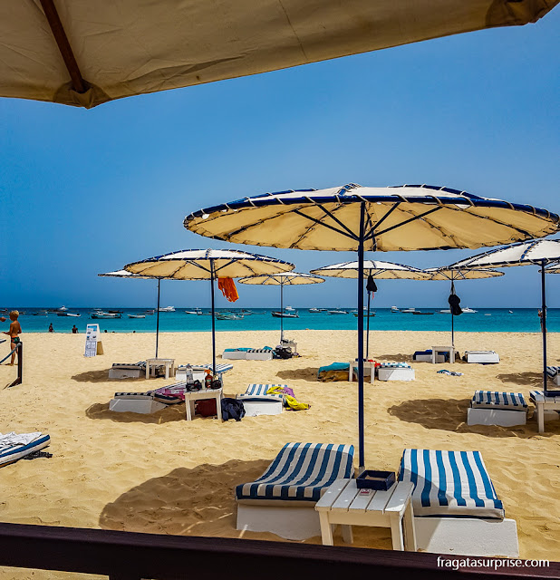 Beach Club do Hotel Morabeza, Ilha do Sal, Cabo Verde