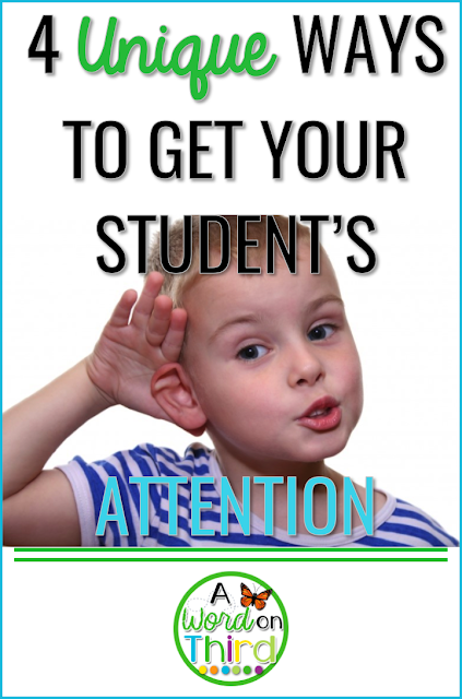 4 Unique Ways To Get Your Student's Attention