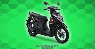 Tampilqn Warna Honda Beat Terbaru CBS Hard Rock Black