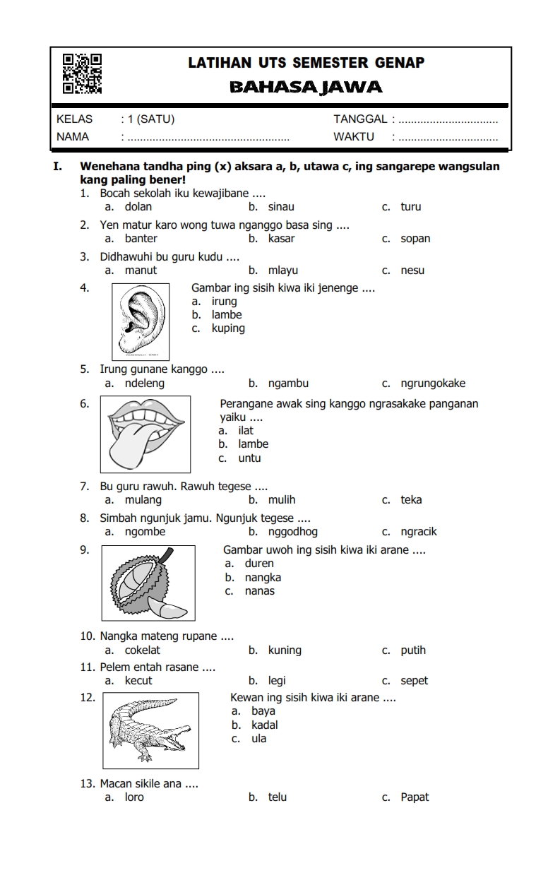 Contoh Soal Statistik Semester 4 | trik soal psikotes