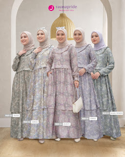 Koleksi Gamis Muslimah Rauna Terbaru RGD 53