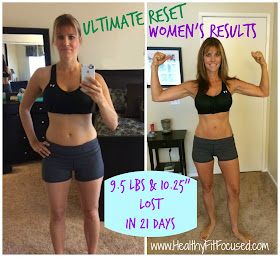 Ultimate Reset Women's Results, women's transformation