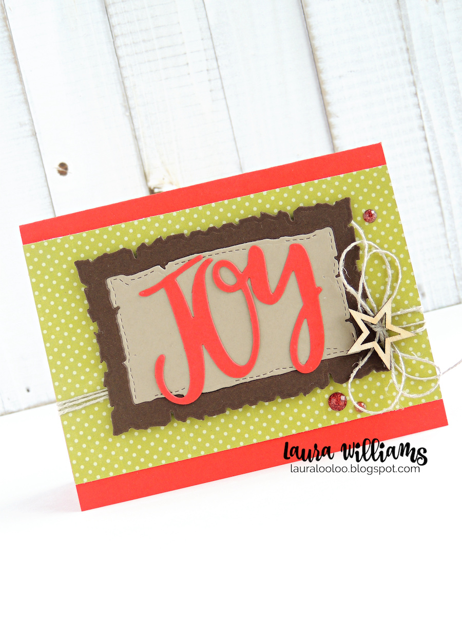 The Christmas card-making season is upon us, and I'm always on the hunt for simple Christmas cards that aren't complicated or overly fussy - but still pack a punch of cuteness, and festive Christmas fun. Today's card are just that - simple die cutting, and extra simple stamping, plus they have a country farmhouse twist that's perfect for a cozy Christmas card!