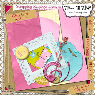 http://scrappingrainbow.blogspot.com/2009/11/girly-girl-and-freebie.html