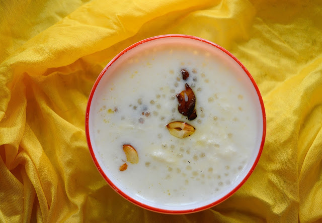 Sago Kheer | Javarisi Payasam | Tamil New Year Recipe