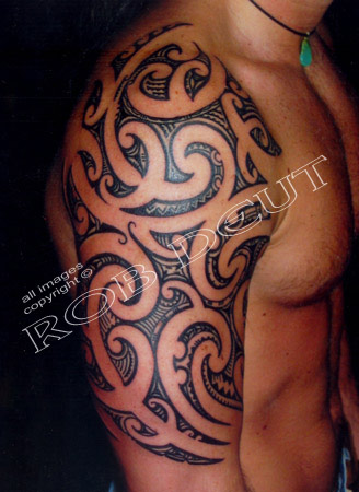 maori back tattoos
