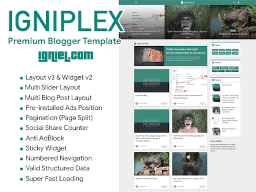 [LuciferThemes] IgniPleex v2.6 Premium Blogger Template
