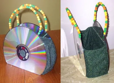 Bolsas e porta moedas de CDs