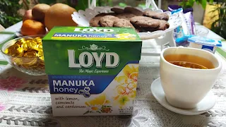 Loyd Tea in Manuka Honey flavor review