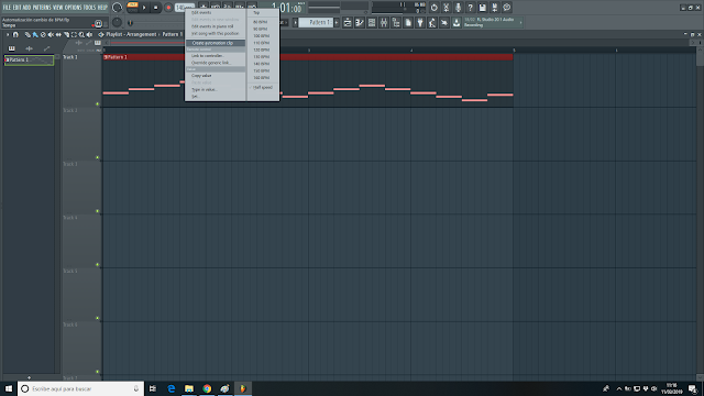 FL Studio Automatización