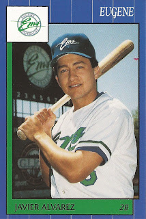 Javier Alvarez 1990 Eugene Emeralds card