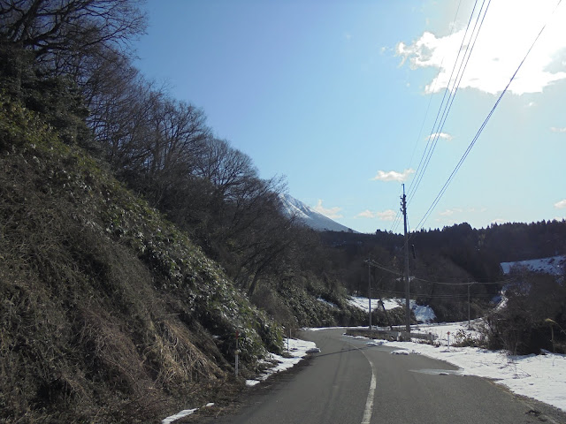 今日は大山の稜線がきれいに見えています