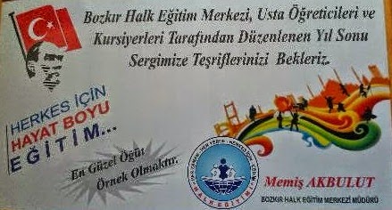 Bozkır Hem Yılsonu Sergisi yarın düzenliyor