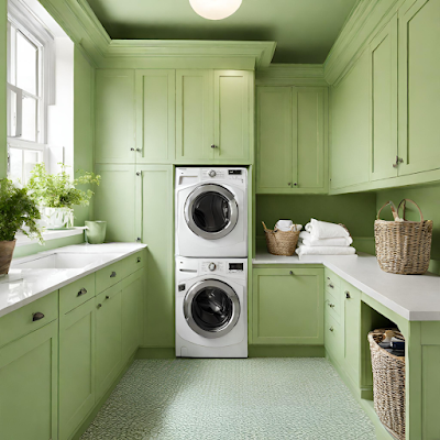 Neutral Tones or Bright Colors? - 6 laundry room ideas to inspire you