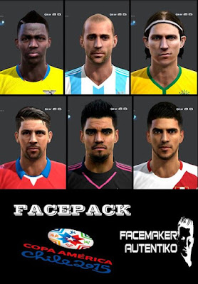 PES 2013 Facepack Copa America 2015 By autentiko