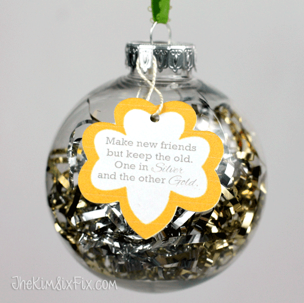 Make new Friends Girl Scout ornament