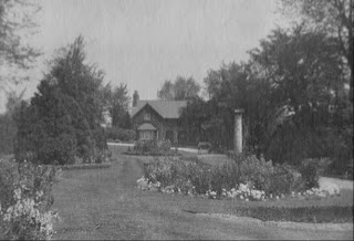 Lodge and gardens circa 1900