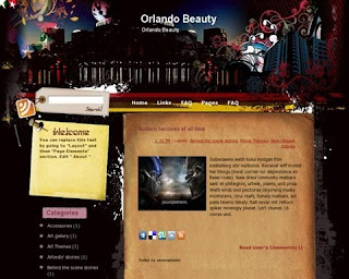 Orlando Beauty Blogger Template