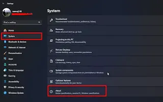 Melalui Menu Settings