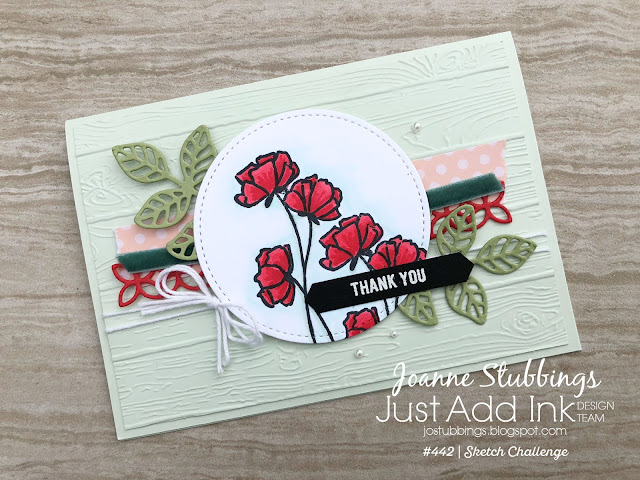 Jo's Stamping Spot - Just Add Ink challenge #442 using Love What You Do by Stampin' Up!