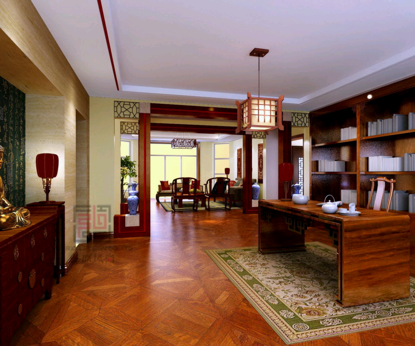 Homes interior designs studyrooms.