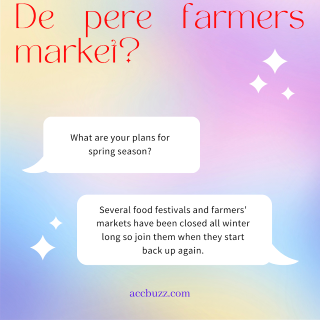 De pere farmers market?