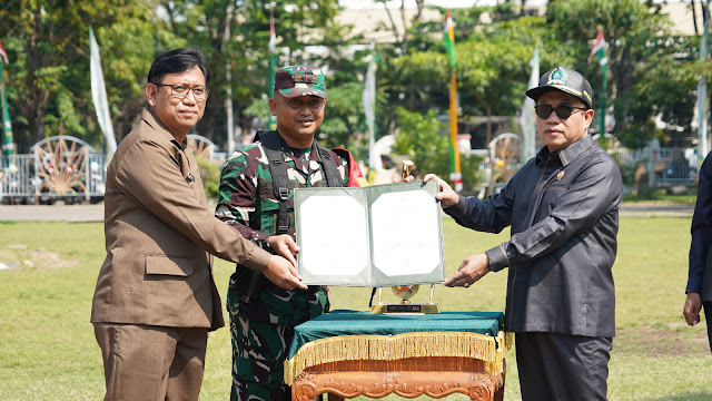 TNI Manunggal Membangun Desa (TMMD) ke-120 Tahun 2024 Kodim 0816/Sidoarjo Secara Resmi di Buka