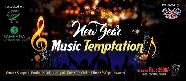 New Year Music Temptation in Sampada Garden Resort