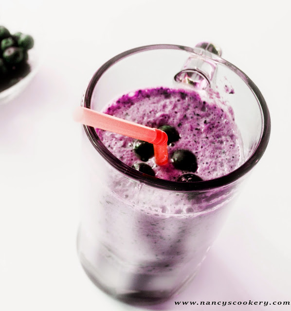 Blueberry Milkshake Recipe