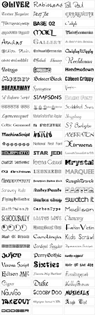 500個熱門常用的英文字型下載，English Fonts！