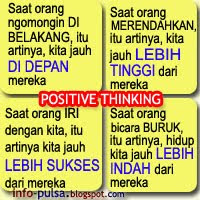 PP / DP BBM : Positive Thinking