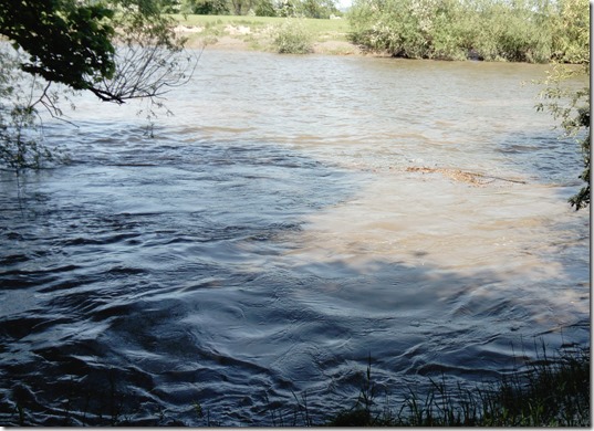 1 bore turbulent water