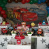 Mesa decoração Festa Infantil Carros Clean