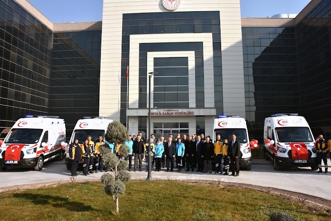Bozkır’a tam donanımlı ambulans
